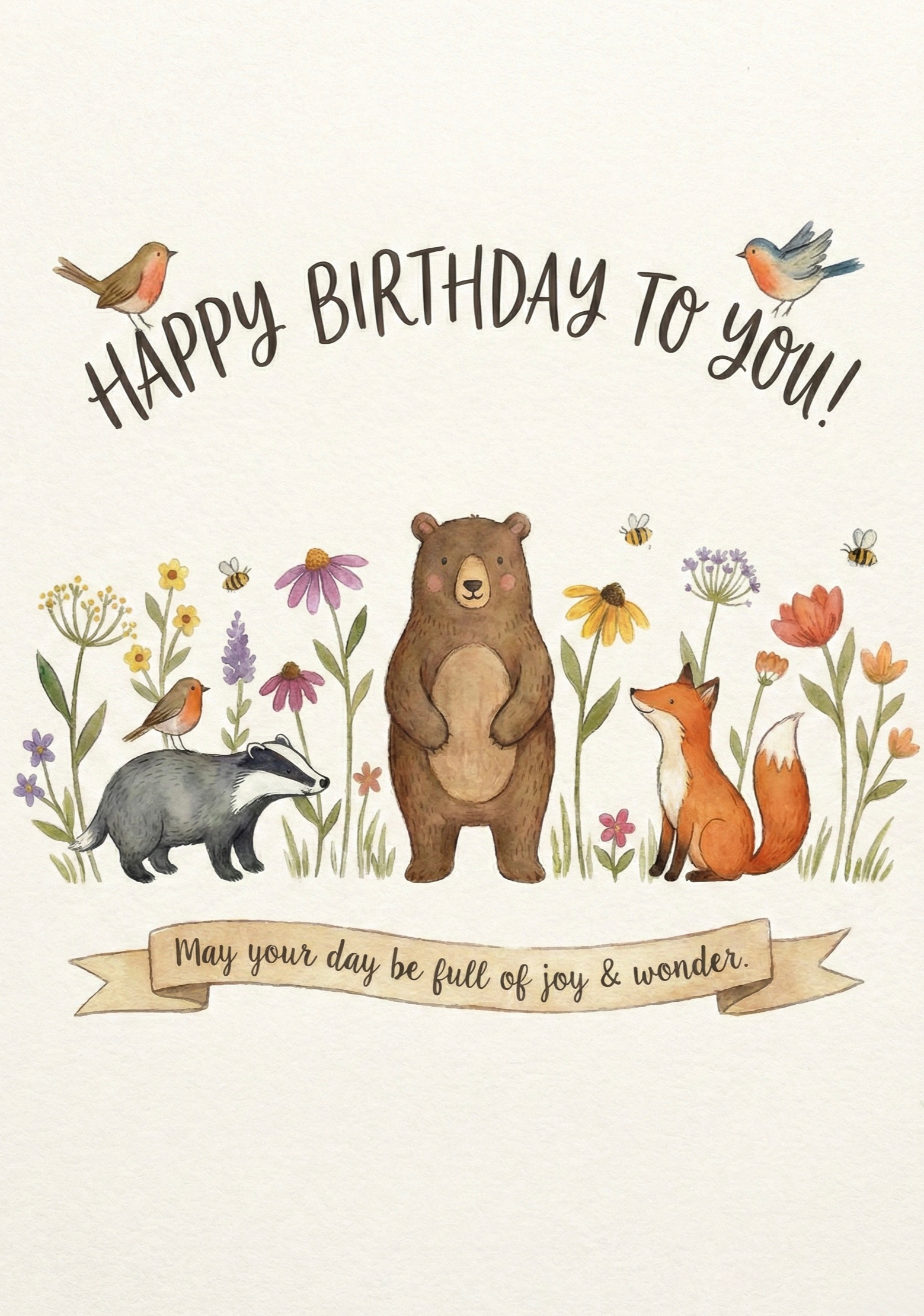 The card image for A Day of Joy and Wonder