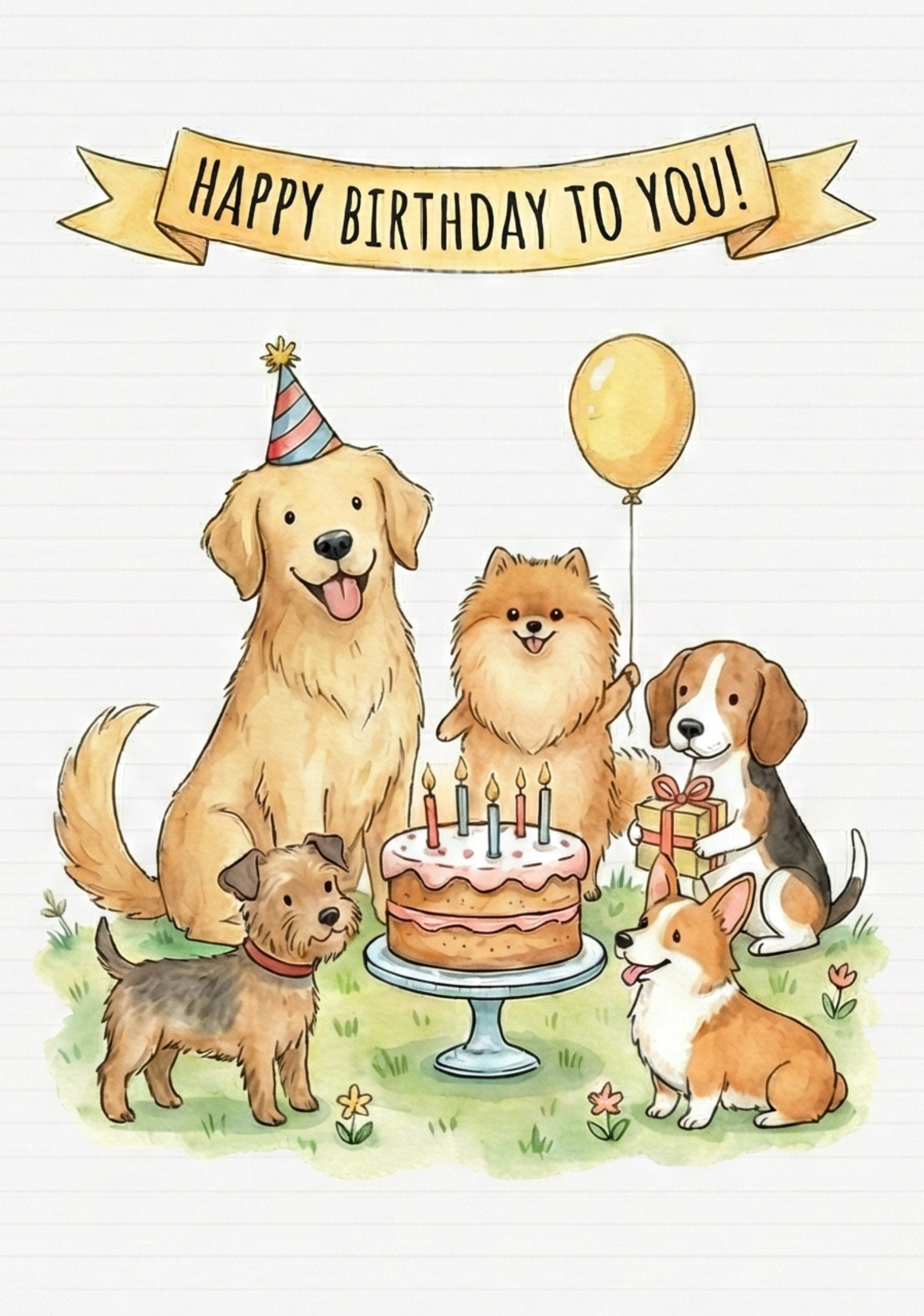 The card image for The Birthday Gathering
