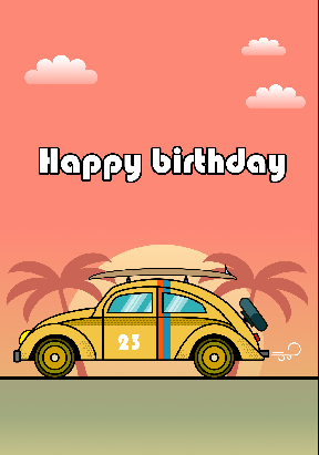 a preview of the card